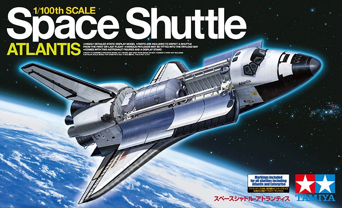 Tamiya 60402 1/100 Space Shuttle Atlantis Model Kit