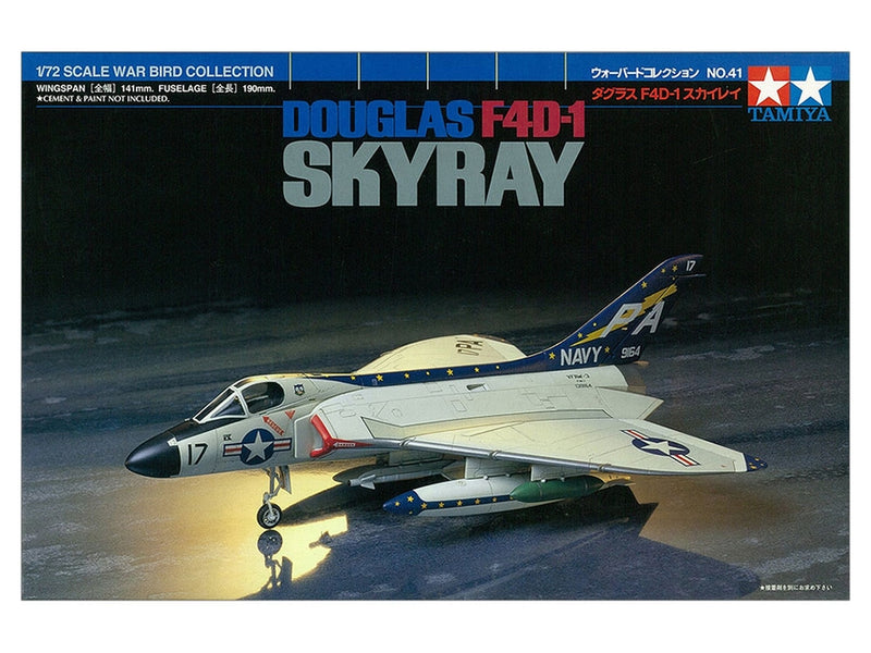 Tamiya 60741 1/72 Douglas F-4D1 Skyray Model Aircraft Kit