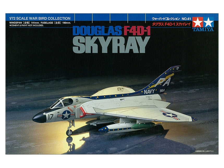 Tamiya 60741 1/72 Douglas F-4D1 Skyray Model Aircraft Kit