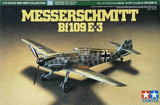 Tamiya 60750 1/72 Messerschmitt Bf 109 E-3 Model Plane Kit