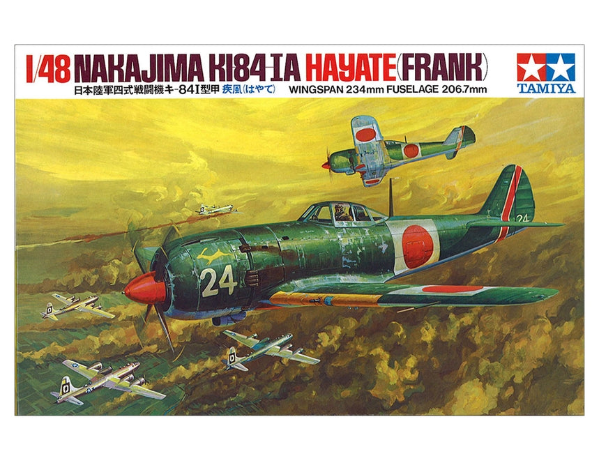 Tamiya 61013 1/48 Hayate Frank Japanese Army Type 4 Fighter Plane Kit