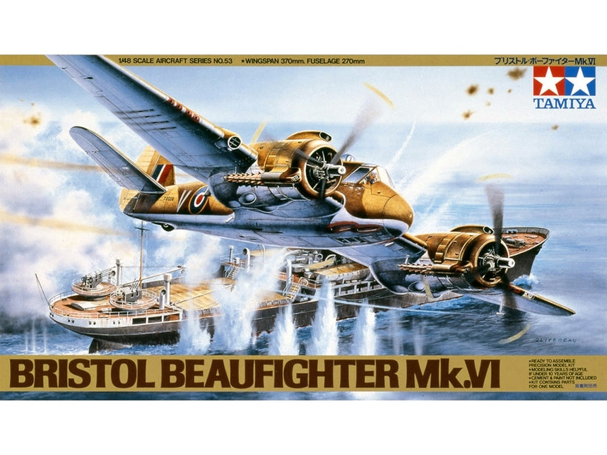 Tamiya 61053 1/48 Bristol Beaufighter Model Aircraft Kit