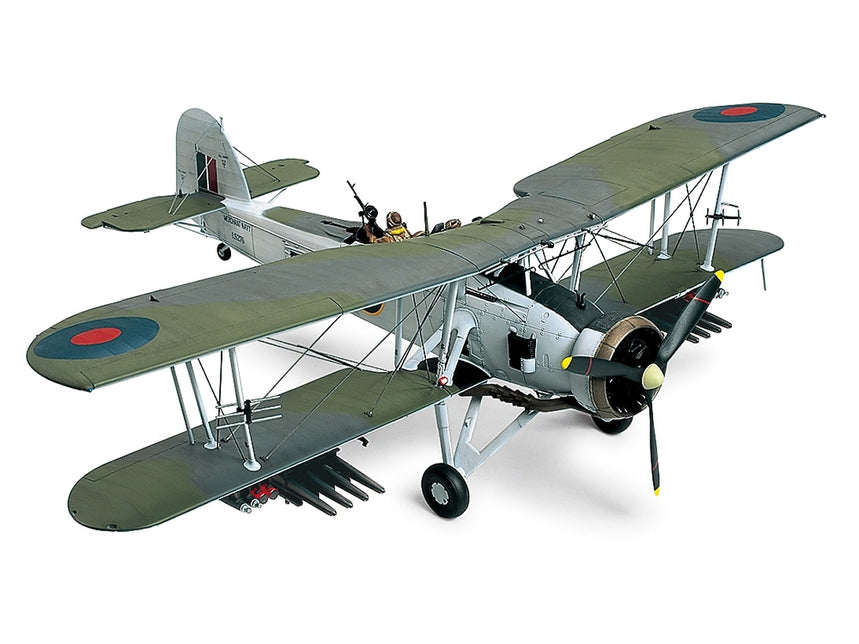 Tamiya 61099 1/48 Fairey Swordfish Mk.II Bi-Plane Model Aircraft Kit