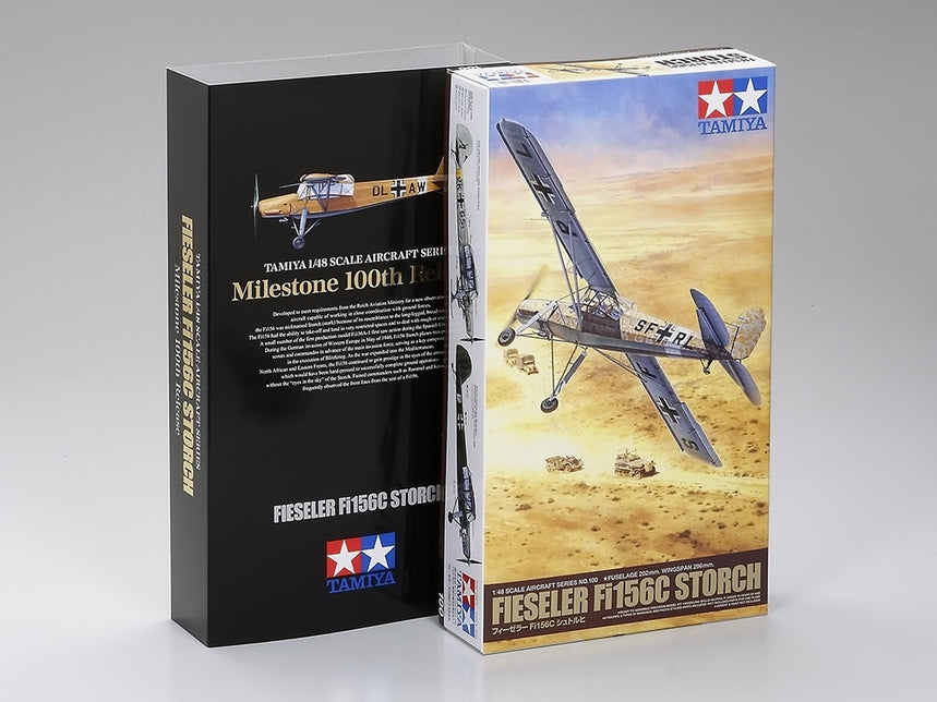 Tamiya 61100 1/48 Fieseler Fi 156C Storch Model Airplane Kit