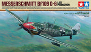 Tamiya 61128 1/48 Messerschmitt Bf109 G-6 Late Production Model Aircraft Kit