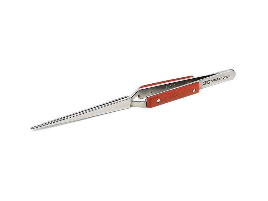 Tamiya 74103 Straight Tweezers with Reverse Action