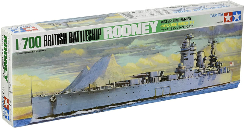 Tamiya 77502 1/700 British Rodney Battleship Model Kit