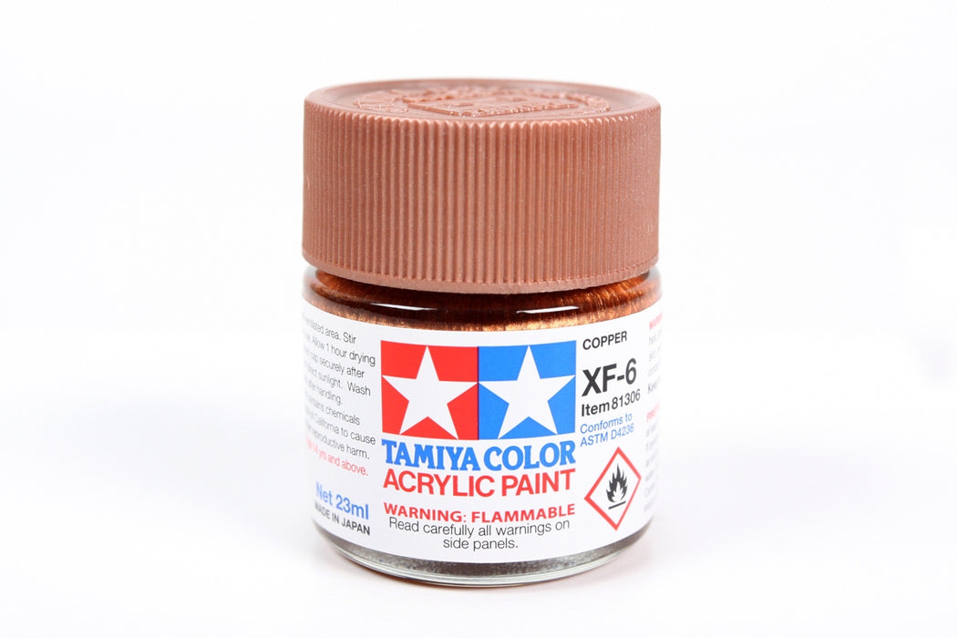 Tamiya 81306 Acrylic XF-6 Copper 23ml (3/4oz)