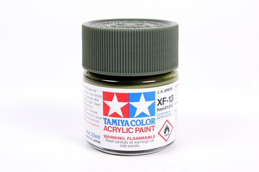 Tamiya 81313 Acrylic Model Paint XF-13 Flat Japanese Army Green 23ml (3/4oz)