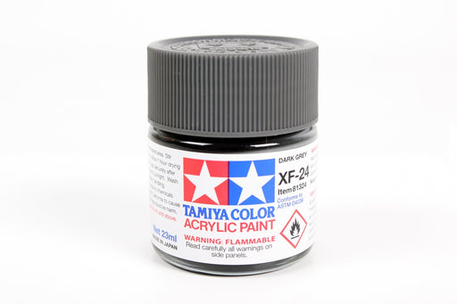 Tamiya 81324 Acrylic Mini XF-24 Flat Dark Gray 23ml (3/4oz)