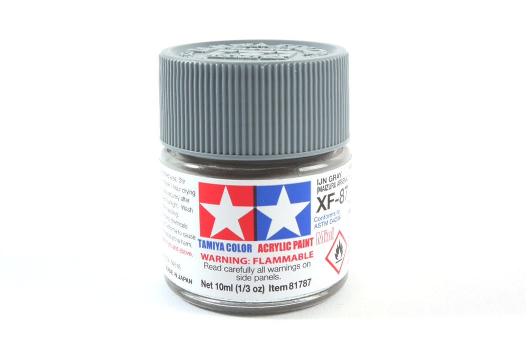 Tamiya 81787 Acrylic Mini XF-87 XF-87 IJN Grey 10ml (1/3oz)