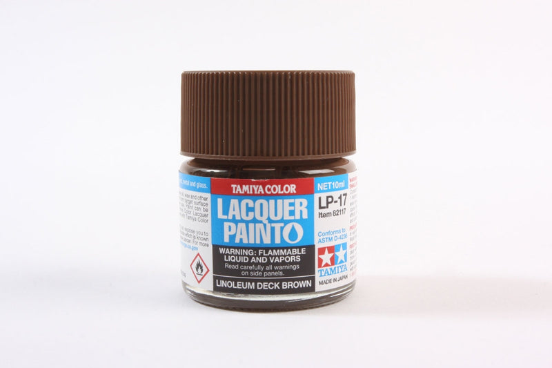 Tamiya 82117 LP-17 Mini Lacquer Paint 10ml - Linoleum Deck Brown