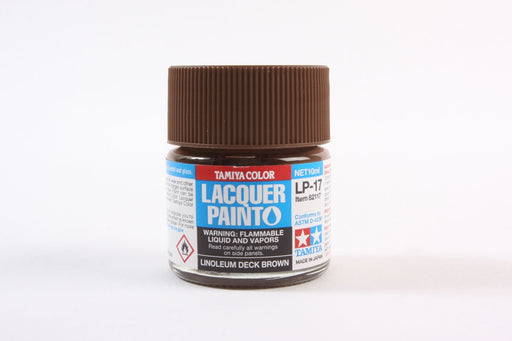 Tamiya 82117 LP-17 Mini Lacquer Paint 10ml - Linoleum Deck Brown