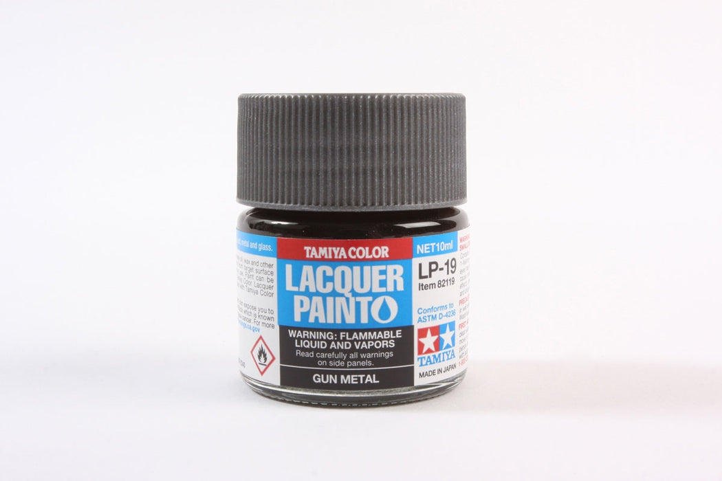 Tamiya 82119 LP-19 Mini Lacquer Paint 10ml - Gun Metal