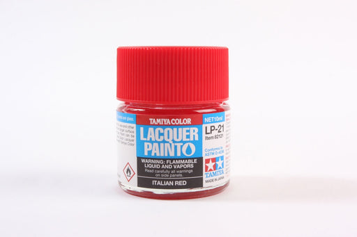 Tamiya 82121 LP-21 Mini Lacquer Paint 10ml - Italian Red