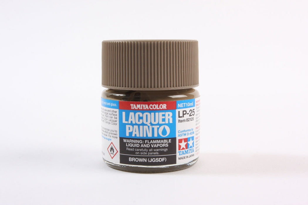 Tamiya 82125 LP-25 Mini Lacquer Paint 10ml - Brown (JGSDF)