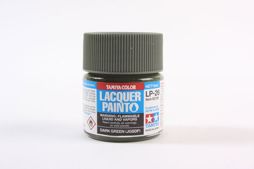 Tamiya 82126 LP-26 Mini Lacquer Paint 10ml - Dark Green (JGSDF)