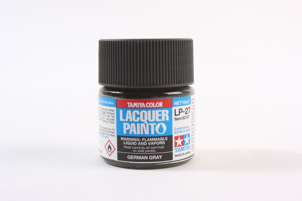 Tamiya 82127 LP-27 Mini Lacquer Paint 10ml - German Gray