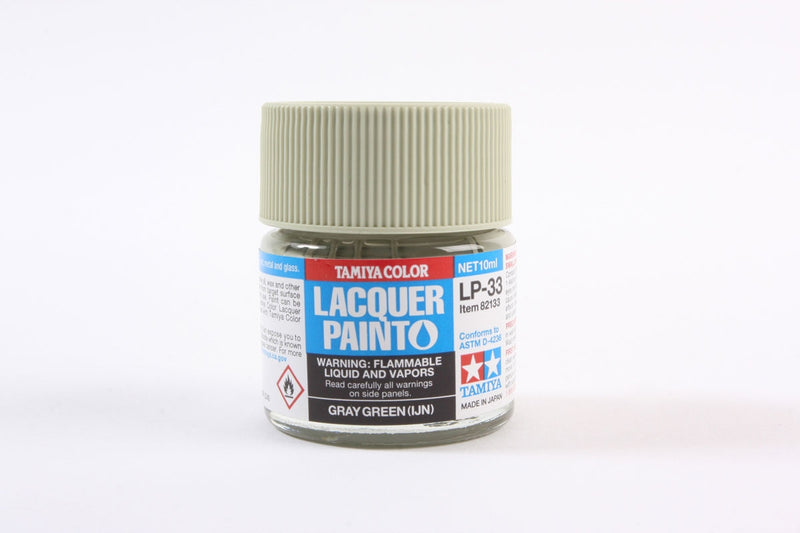 Tamiya 82133 LP-33 Mini Lacquer Paint 10ml - Gray Green IJN
