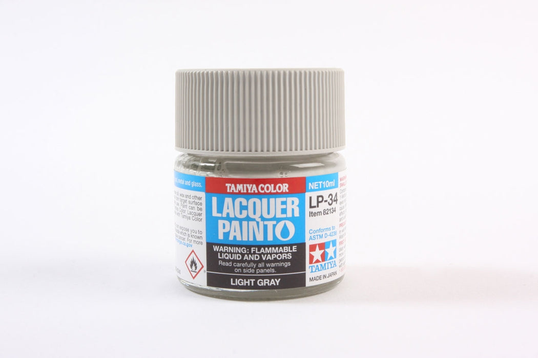 Tamiya 82134 LP-34 Mini Lacquer Paint 10ml - Light Gray