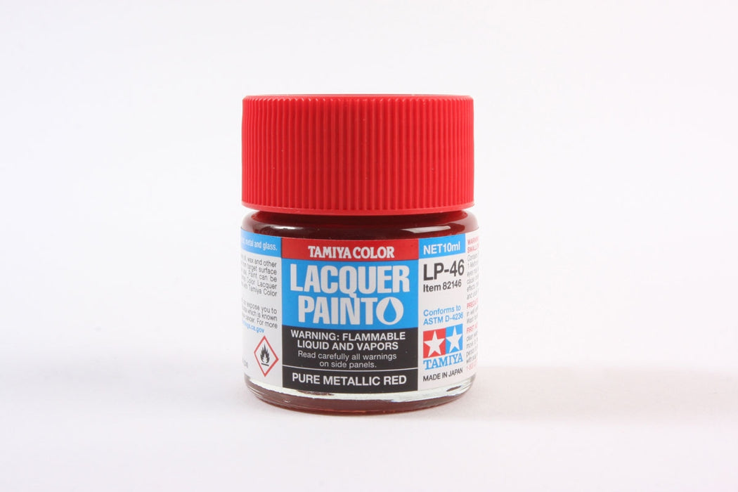 Tamiya 82146 LP-46 Mini Lacquer Paint 10ml - Metallic Red