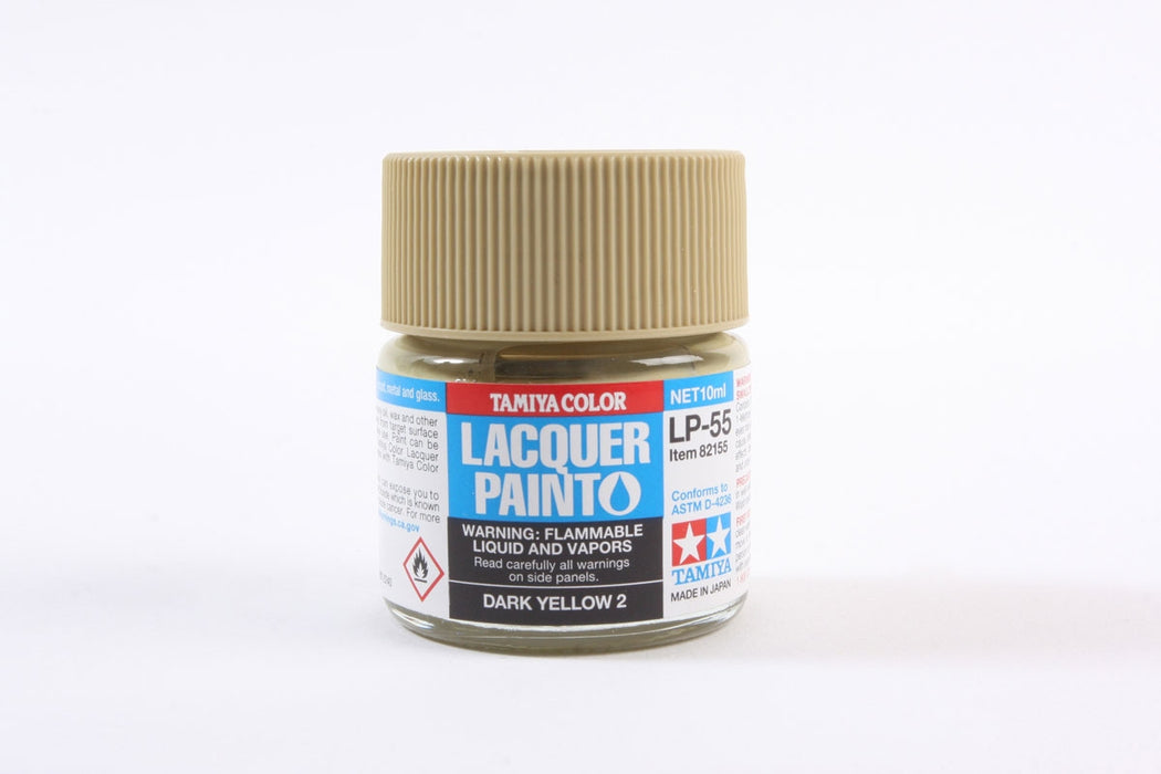 Tamiya 82155 LP-55 Mini Lacquer Paint 10ml - Dark Yellow 2