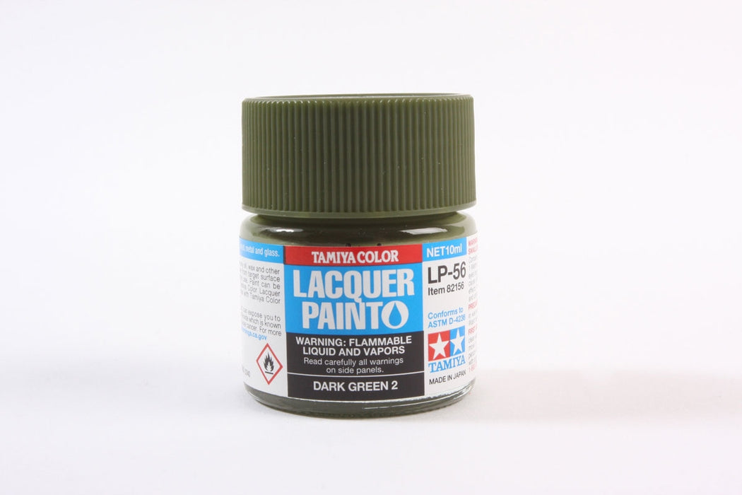 Tamiya 82156 LP-56 Mini Lacquer Paint 10ml - Dark Green 2