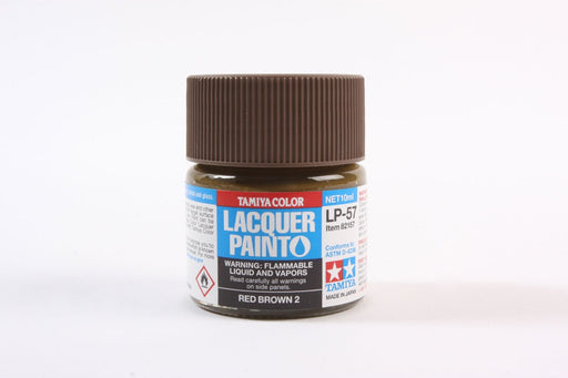 Tamiya 82157 LP-57 Mini Lacquer Paint 10ml - Red Brown 2