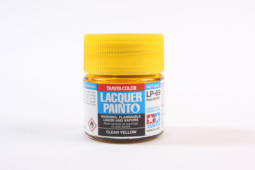 Tamiya 82169 LP-69 Mini Lacquer Paint 10ml - Clear Yellow