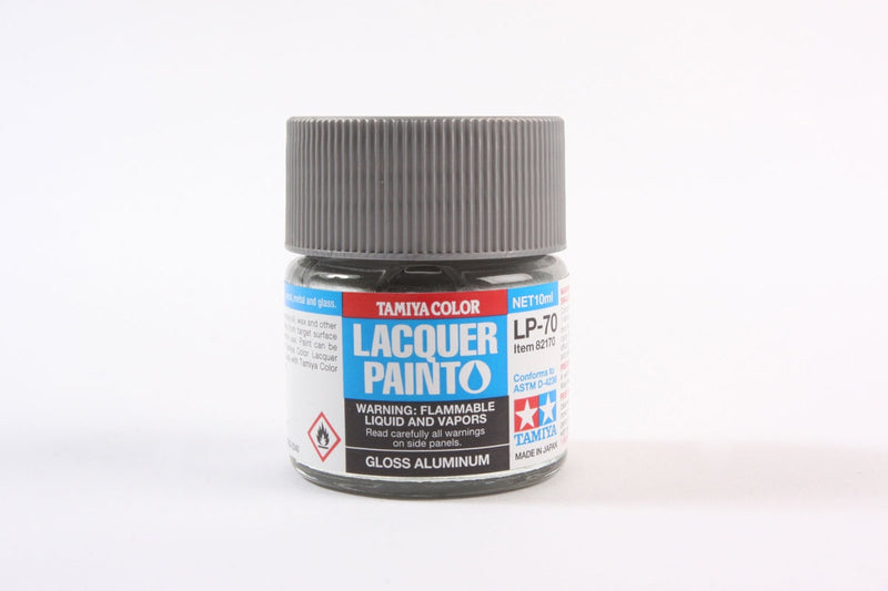 Tamiya 82170 LP-70 Mini Lacquer Paint 10ml - Gloss Aluminum