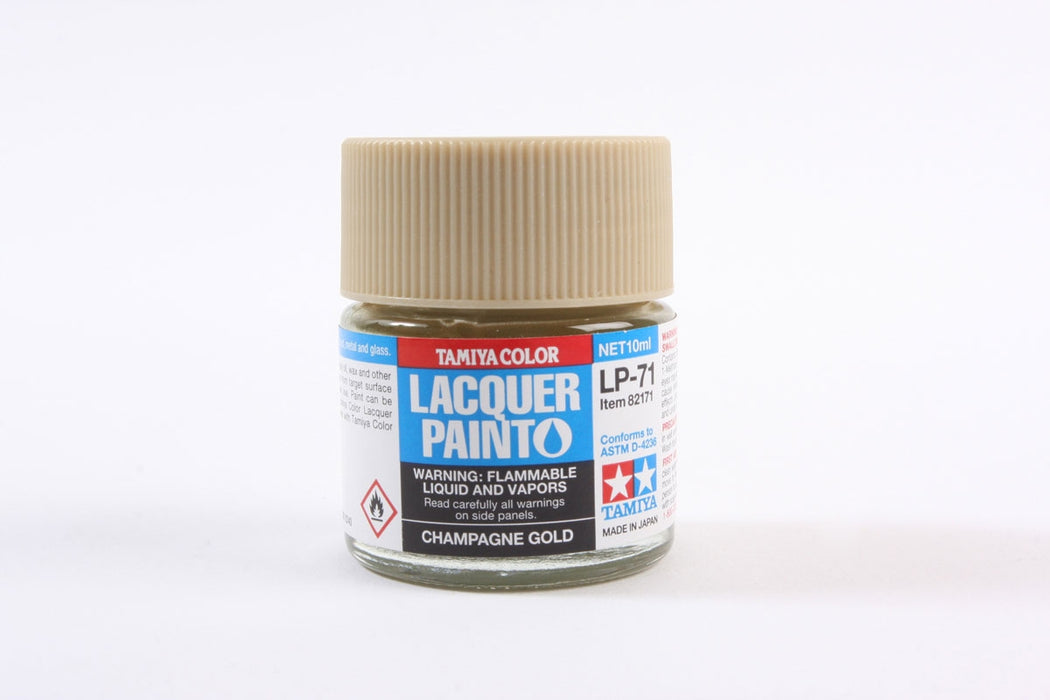 Tamiya 82171 LP-71 Mini Lacquer Paint 10ml - Champagne Gold