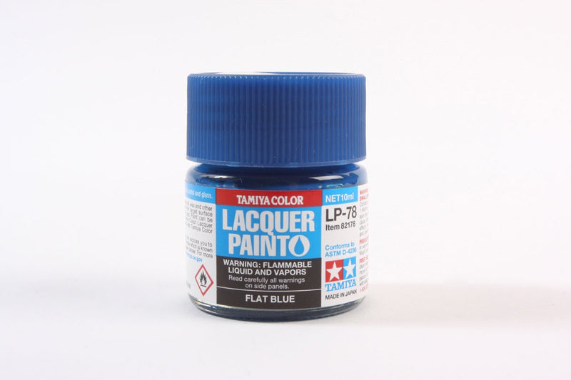 Tamiya 82178 LP-78 Mini Lacquer Paint 10ml - Flat Blue