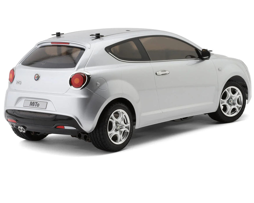Tamiya 84136 1/10 Silver Alfa Romeo MiTo RTR 2WD On-Road TC Car (M-05)