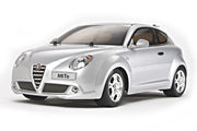 Tamiya 84136 1/10 Silver Alfa Romeo MiTo RTR 2WD On-Road TC Car (M-05)