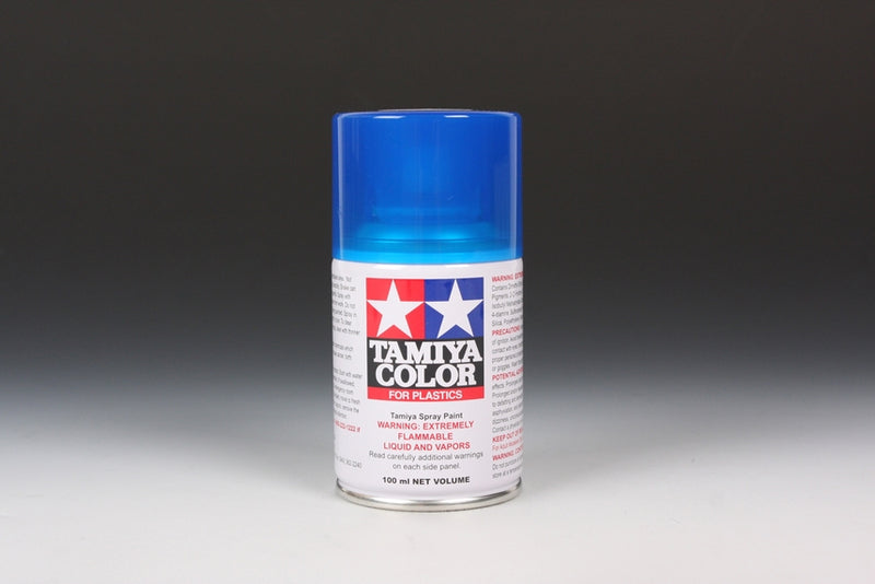 Tamiya 85072 TS-72 Clear Blue Lacquer Spray Paint 100ml