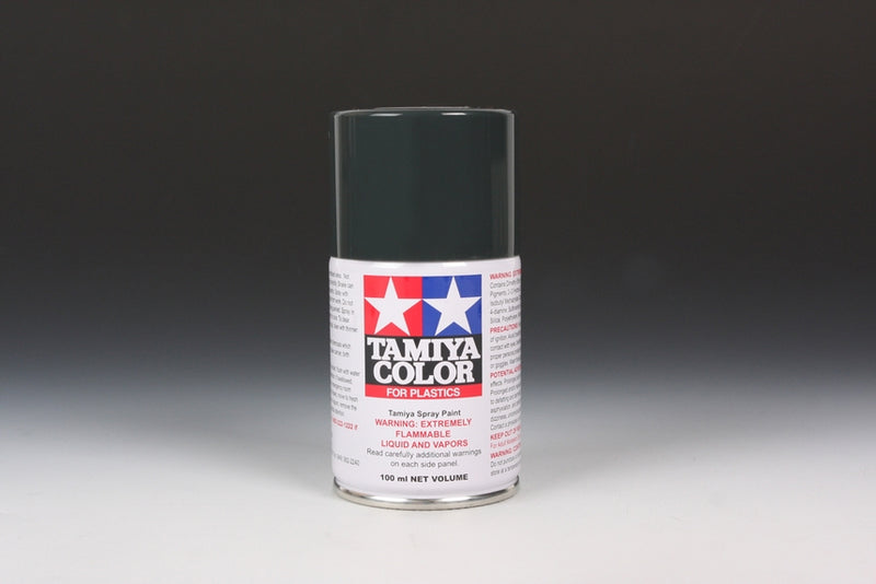 Tamiya 85082 TS-82 Black Rubber Lacquer Spray Paint 100ml