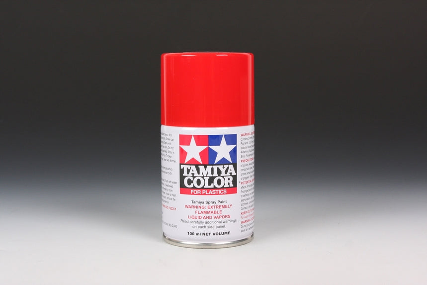 Tamiya 85086 TS-86 Pure Red Lacquer Spray Paint 100ml