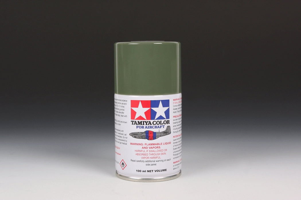 Tamiya 86514 AS-14 Olive Green (USAF) Lacquer Spray for Aircraft