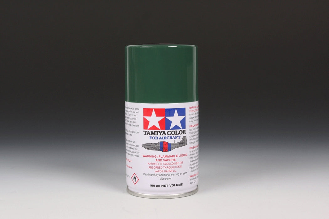 Tamiya 86517 AS-17 Dark Green (IJA) Lacquer Spray for Aircraft