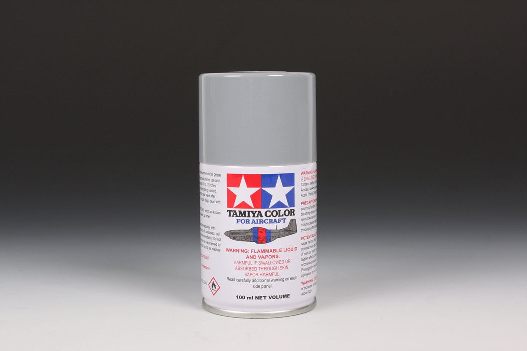 Tamiya 86528 AS-28 Medium Gray Lacquer Spray for Aircraft