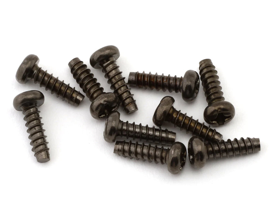 Tamiya 9804392 / 58447 3x10mm Self Tapping Button Head Philips Screws (10 Pack)