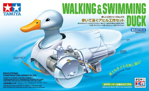 Tamiya TAM70270 Tamiya Walking & Swimming Duck Mechanical Model Kit
