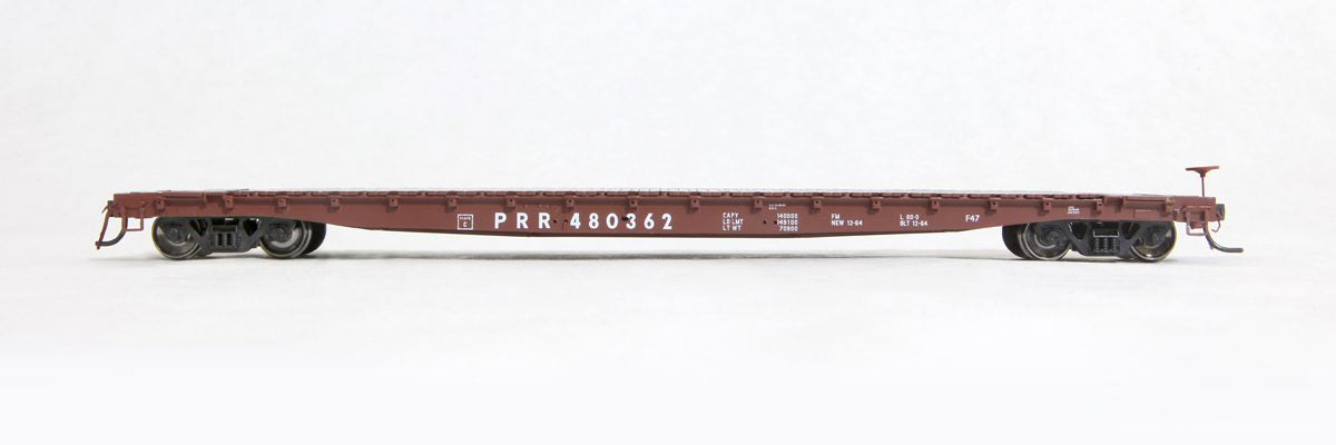 Tangent Scale Models 11013-01 GSC 50' Flatcar Pennsylvania PRR 480351