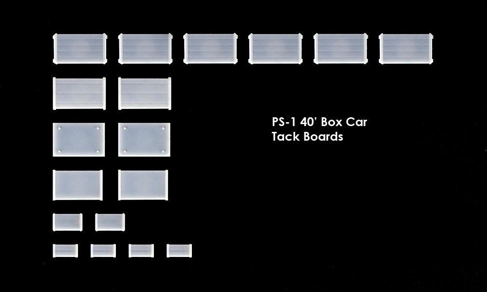 Tangent Scale Models 1200 HO Scale Freight Car Tack Board Assortment