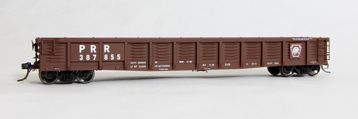 Tangent Scale Models 17010-03 HO Scale G43 Gondola Pennsylvania Railroad PRR 387690
