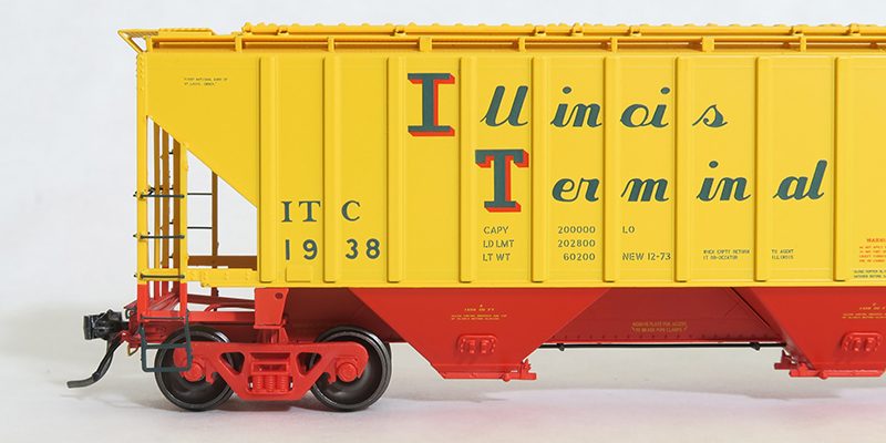 Tangent Scale Models 20013-07 PS 4750 Covered Hopper Illinois Terminal IT 1835