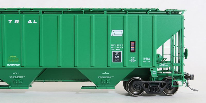 Tangent Scale Models 20033-06 PS 4750 Covered Hopper Penn Central PC 890613