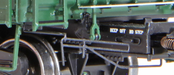 Tangent Scale Models 221 HO Scale Type 2 Etched Metal Under Cushion Coupler Lift Bars (4 Pairs)