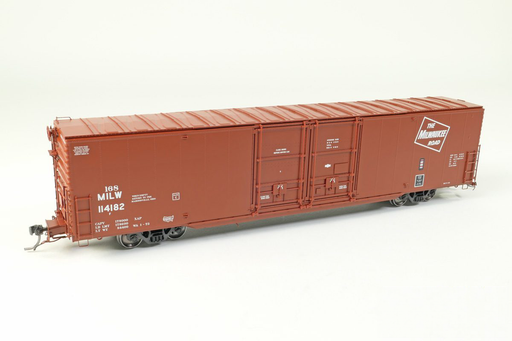 Tangent Scale Models 33014 Greenville 60′ Double Door Box Car Milwaukee Road #'s Vary