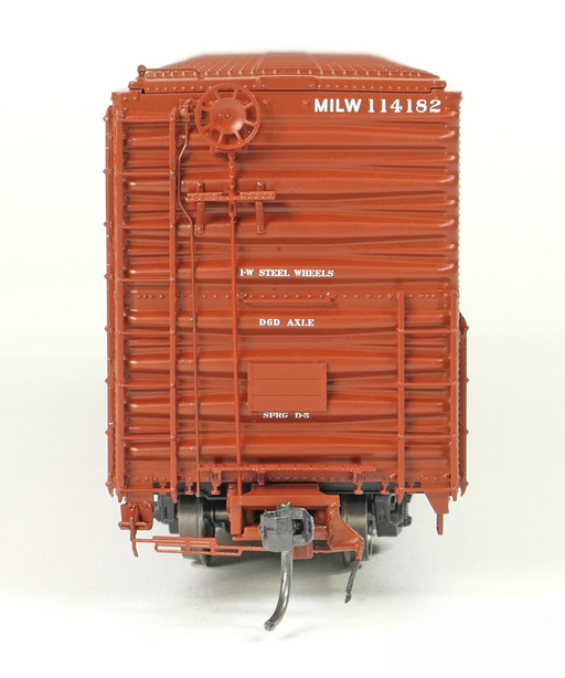 Tangent Scale Models 33014 Greenville 60′ Double Door Box Car Milwaukee Road #'s Vary